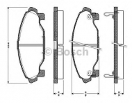 Комплект тормозных колодок BOSCH 0 986 TB2 715