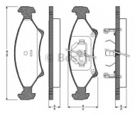 Комплект тормозных колодок BOSCH 0 986 TB2 716