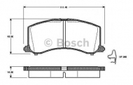 Комплект тормозных колодок BOSCH 0 986 TB2 742