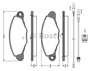 Комплект тормозных колодок BOSCH 0 986 TB2 766