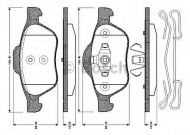 Комплект тормозных колодок BOSCH 0 986 TB3 067