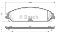 Комплект тормозных колодок BOSCH 0 986 TB3 119