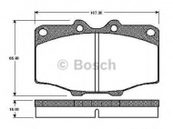 Комплект тормозных колодок BOSCH 0 986 TB2 069