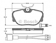 Комплект тормозных колодок BOSCH 0 986 TB2 163