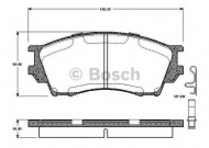 Комплект тормозных колодок BOSCH 0 986 TB2 264