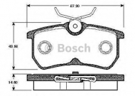 Комплект тормозных колодок BOSCH 0 986 TB2 339