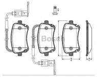 Комплект тормозных колодок BOSCH 0 986 TB2 425