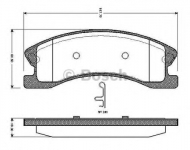 Комплект тормозных колодок BOSCH 0 986 TB2 439