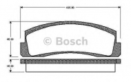 Комплект тормозных колодок BOSCH 0 986 TB2 497