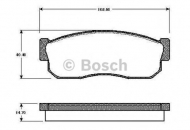 Комплект тормозных колодок BOSCH 0 986 TB2 528