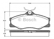 Комплект тормозных колодок BOSCH 0 986 TB2 569