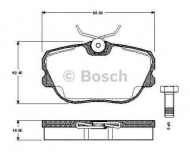 Комплект тормозных колодок BOSCH 0 986 TB2 604