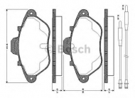 Комплект тормозных колодок BOSCH 0 986 TB2 628