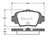 Комплект тормозных колодок BOSCH 0 986 TB2 713