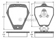 Комплект тормозных колодок BOSCH 0 986 TB2 719