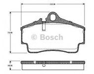 Комплект тормозных колодок BOSCH 0 986 TB2 765