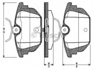 Комплект тормозных колодок BOSCH 0 986 TB2 780