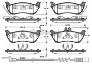 Комплект тормозных колодок BOSCH 0 986 TB2 783