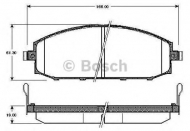 Комплект тормозных колодок BOSCH 0 986 TB2 790