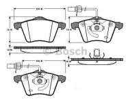 Комплект тормозных колодок BOSCH 0 986 TB2 795