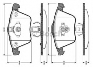 Комплект тормозных колодок BOSCH 0 986 TB2 850