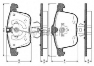 Комплект тормозных колодок BOSCH 0 986 TB2 867