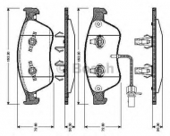 Комплект тормозных колодок BOSCH 0 986 TB2 868