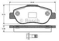 Комплект тормозных колодок BOSCH 0 986 TB2 879