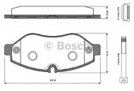 Комплект тормозных колодок BOSCH 0 986 TB2 948