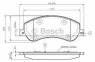 Комплект тормозных колодок BOSCH 0 986 TB2 951