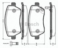 Комплект тормозных колодок BOSCH 0 986 TB2 965
