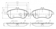 Комплект тормозных колодок BOSCH 0 986 TB3 048