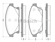 Комплект тормозных колодок BOSCH 0 986 TB3 103