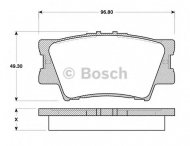 Комплект тормозных колодок BOSCH 0 986 TB3 118