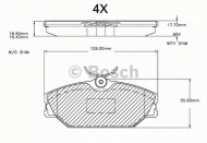 Комплект тормозных колодок BOSCH F 03A 150 015