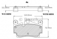 Комплект тормозных колодок BOSCH F 03B 150 124