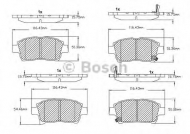 Комплект тормозных колодок BOSCH F 03B 150 126