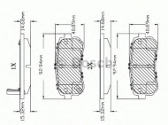 Комплект тормозных колодок BOSCH F 03B 150 161