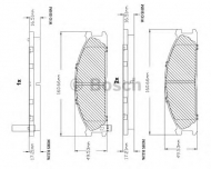 Комплект тормозных колодок BOSCH F 03B 150 216