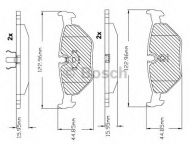 Комплект тормозных колодок BOSCH F 03B 150 228