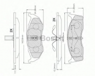 Комплект тормозных колодок BOSCH F 03B 150 250