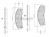 Комплект тормозных колодок BOSCH F 03B 150 255