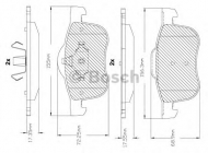 Комплект тормозных колодок BOSCH F 03B 150 290