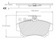 Комплект тормозных колодок BOSCH F 03B 150 295