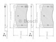 Комплект тормозных колодок BOSCH F 03B 150 333