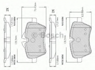 Комплект тормозных колодок BOSCH F 03B 150 390