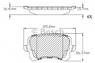 Комплект тормозных колодок BOSCH F 03B 150 403
