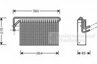 Испаритель VAN WEZEL 0600V024