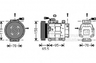 Компрессор VAN WEZEL 1700K031