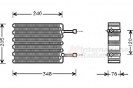 Испаритель VAN WEZEL 1800V022